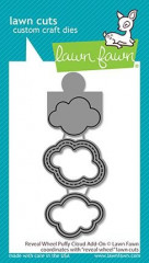 Lawn Fawn Add-On Dies - Reveal Wheel Puffy Cloud