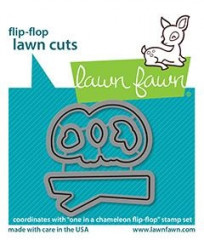 Lawn Fawn Dies - One in a Chameleon Flip-Flop