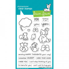 Lawn Fawn Clear Stamps - Happy Hugs