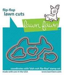 Lawn Cuts Custom Craft Dies - Duh-nuh Flip-Flop