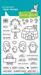 Lawn Fawn Clear Stamps - Penguin Party