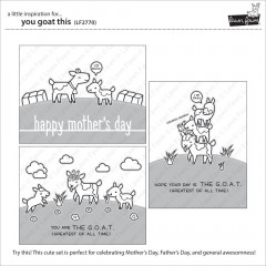 Lawn Fawn Clear Stamps - You Goat This