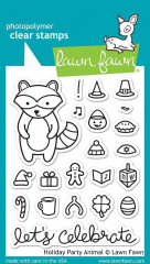 Lawn Fawn Clear Stamps - Holiday Party Animal