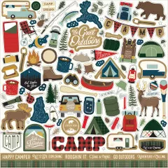 Lets Go Camping 12x12 Collection Kit