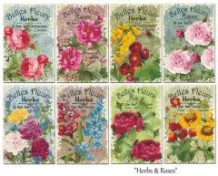 Herbs and Roses Mini Paper Pack