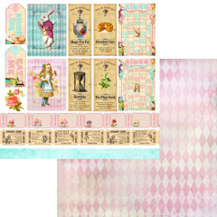 Memory Place Alices Tea Party 12x12 Paper Pack