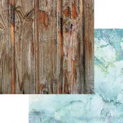 Memory Place Weathered Wood and Crystals 12x12 Paper Pack