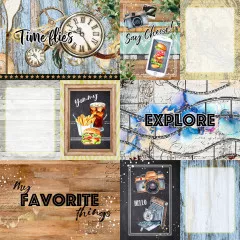 Memory Place Play 12x12 Journaling Cards Paper Pack