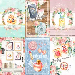 Memory Place Happy Place 12x12 Journaling Cards Paper Pack