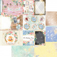 Memory Place Happy Place 12x12 Journaling Cards Paper Pack