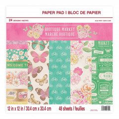 Boutique Market 12x12 Paper Pad