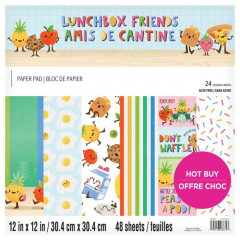 Lunchbox Friends 12x12 Paper Pad