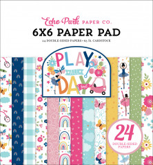 Play All Day Girl 6x6 Paper Pad