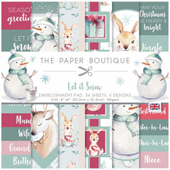 Let it Snow 8x8 Embellishment Pad