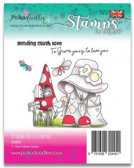 Polkadoodles Clear Stamps - To Gnome is to Love You