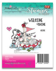 Polkadoodles Clear Stamps - Gnome Voyage