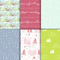 Polkadoodles Christmas Blessings 6x6 Paper Pack