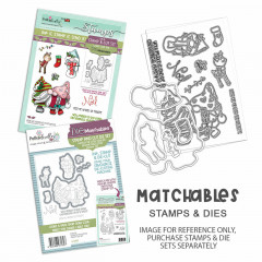 Polkadoodles Clear Stamps - Gnome Meet Me Under the Mistletoe