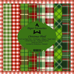 Paper Favourites Christmas Plaid 6x6 Paper Pack