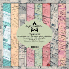 Paper Favourites Ephemera 6x6 Paper Pack