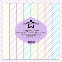 Paper Favourites Diagonal Stripes 6x6 Paper Pack