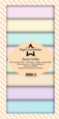 Paper Favourites Pastel Stribes Slim Paper Pack