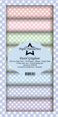 Paper Favourites Pastel Gingham Slim Paper Pack