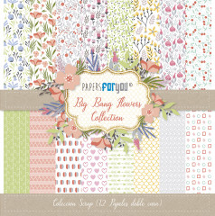 Big Bang Flowers 12x12 Paper Pack