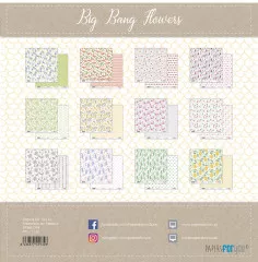 Big Bang Flowers 12x12 Paper Pack