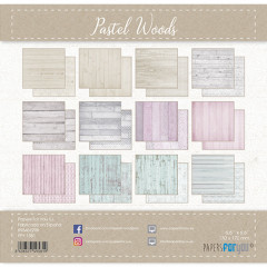 Pastel Woods Mini Scrap Paper Pack