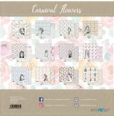 Carnival Flowers 12x12 Paper Pack