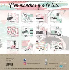 Con Manchas Y A Lo Loco Mini Scrap Paper Pack