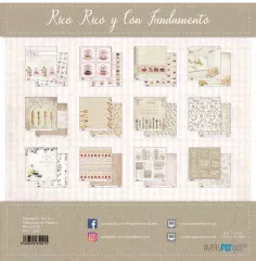 Rico Rico Y Con Fundamento Mini Scrap Paper Pack