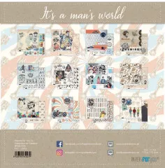 Its a Mans World Mini Scrap Paper Pack