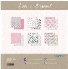 Love Is All Around Mini Scrap Paper Pack