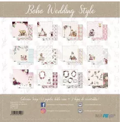 Wedding Boho Style 12x12 Paper Pack