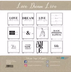 Love Dream Live Mini Scrap Paper Pack