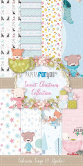 Sweet Christmas 6x12 Slim Scrap Paper Pack