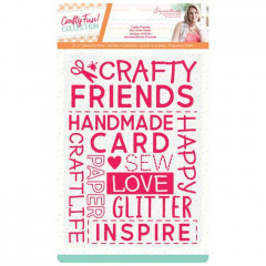 Embossing Folder - Crafty Fun Crafty Friends