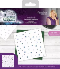 Enchanted Christmas 6x6 Stencil - Twinkle Twinkle Enchanted Christmas 6x6 Stencil - Twinkle Twinkle