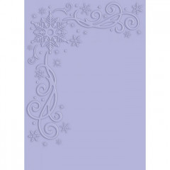 Embossing Folder - Glittering Snowflakes Touch of Winter