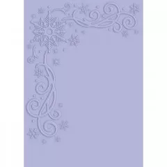 Embossing Folder - Glittering Snowflakes Touch of Winter