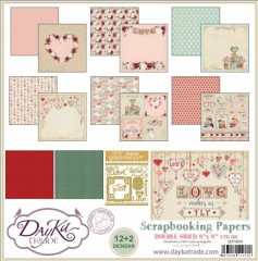 DayKa Trade Love Makes Us Fly 8x8 Paper Pack