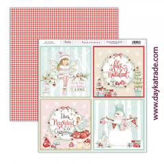 DayKa Trade Una Navidad de Cuento 8x8 Paper Pad