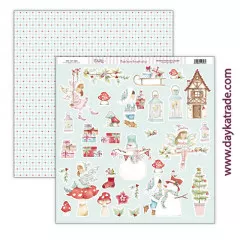 DayKa Trade Una Navidad de Cuento 8x8 Paper Pad