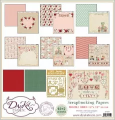 DayKa Trade Love Makes Us Fly 12x12 Paper Pack