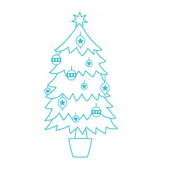 Simply Creative Clear Stamps - Christmas Tree