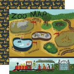 Animal Safari 6x6 Paper Pad