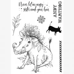 Pink Ink Designs Clear Stamps - Andy Warthog