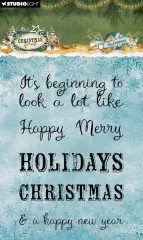 Studio Light - Clear Stamps - Christmas Forest - Sentiments